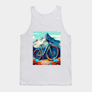 mountain bike bicycle cycling mountain biker cyclist mountains Tank Top